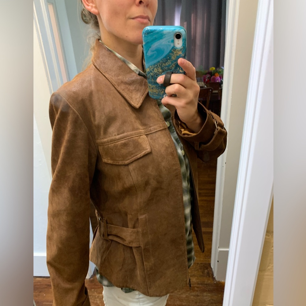 Together Suede Leather Women's Jacket